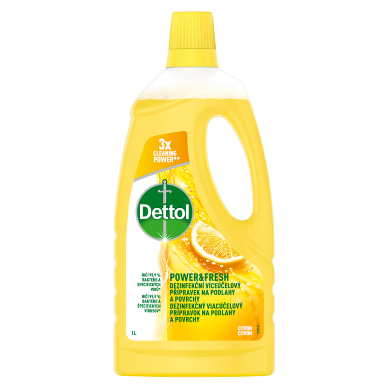 Dettol Dezinfekční víceúčelový přípravek na podlahy a povrchy – citron