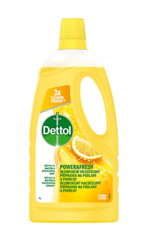 Dettol Dezinfekční víceúčelový přípravek na podlahy a povrchy – citron