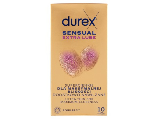 DUREX Sensual extra lube 10 kusů