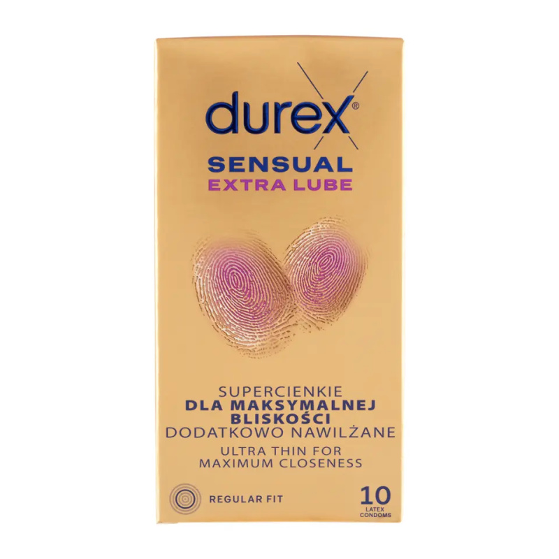 DUREX Sensual extra lube 10 kusů