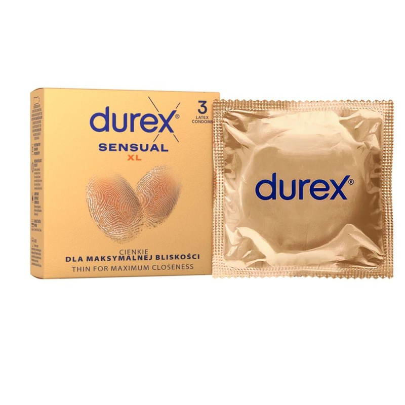 DUREX Sensual XL 3 kusy