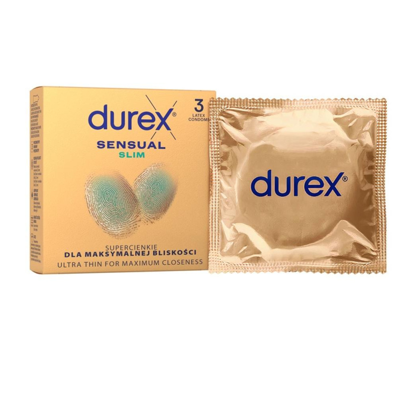 DUREX Sensual slim 3 kusy