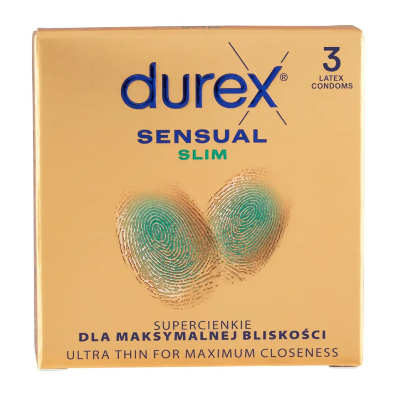 DUREX Sensual slim 3 kusy