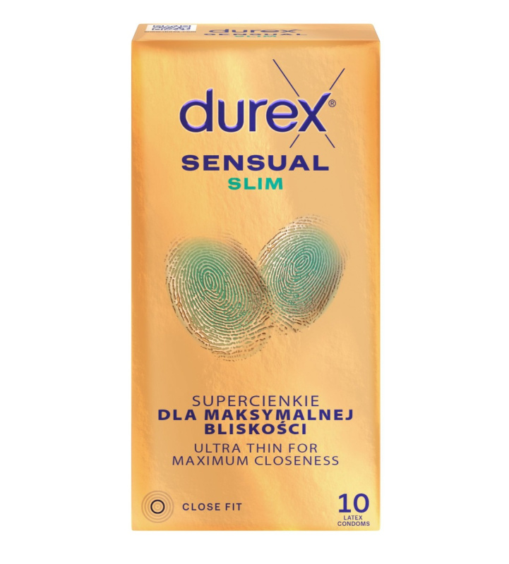 DUREX Sensual slim 10 kusů