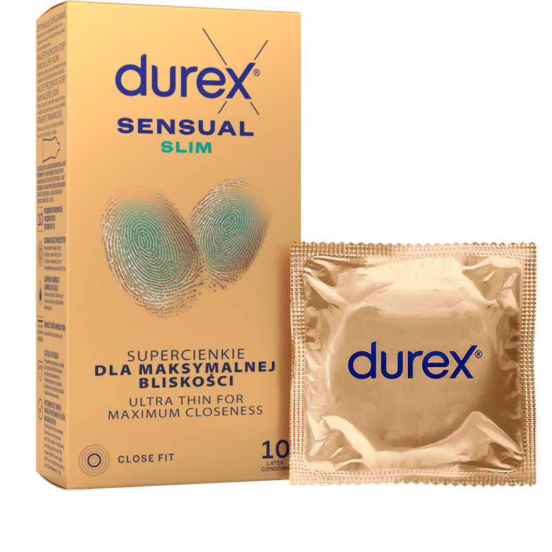 DUREX Sensual slim 10 kusů
