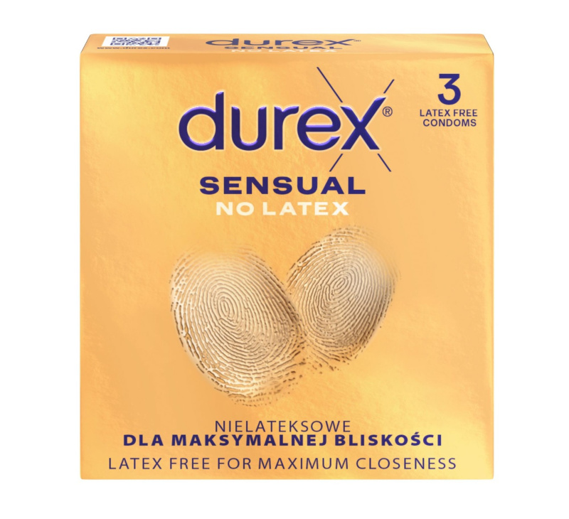 DUREX Sensual no latex 3 kusů