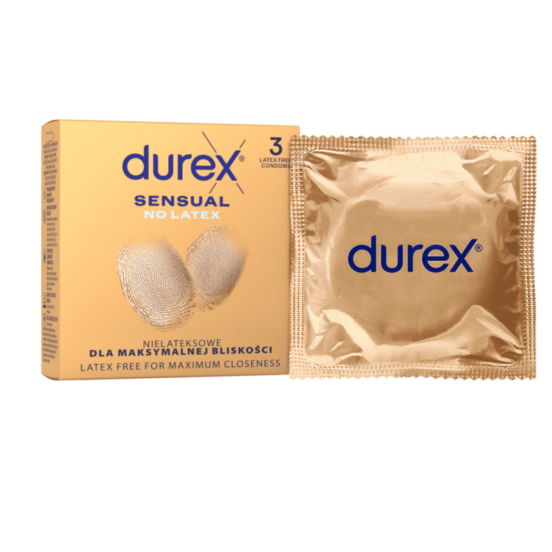 DUREX Sensual no latex 3 kusů