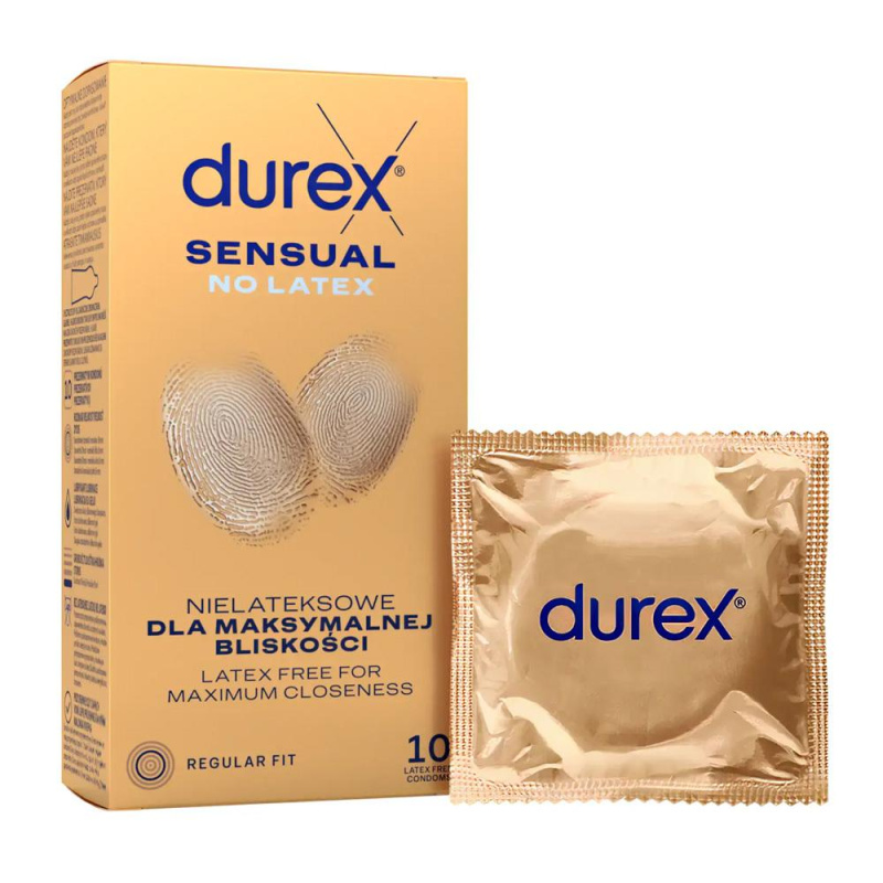 DUREX Sensual no latex 10 kusů