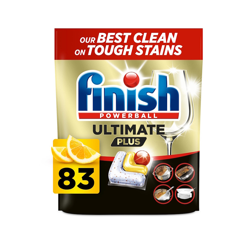 Finish Ultimate Plus Lemon kapsle do myčky nádobí
