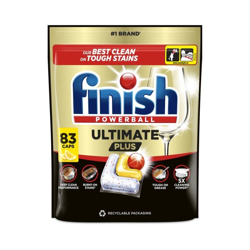 Finish Ultimate Plus Lemon kapsle do myčky nádobí