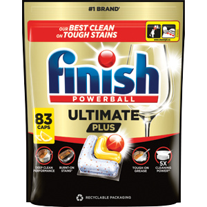 Finish Ultimate Plus Lemon kapsle do myčky nádobí