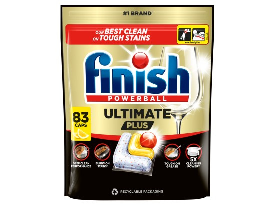 Finish Ultimate Plus Lemon kapsle do myčky nádobí