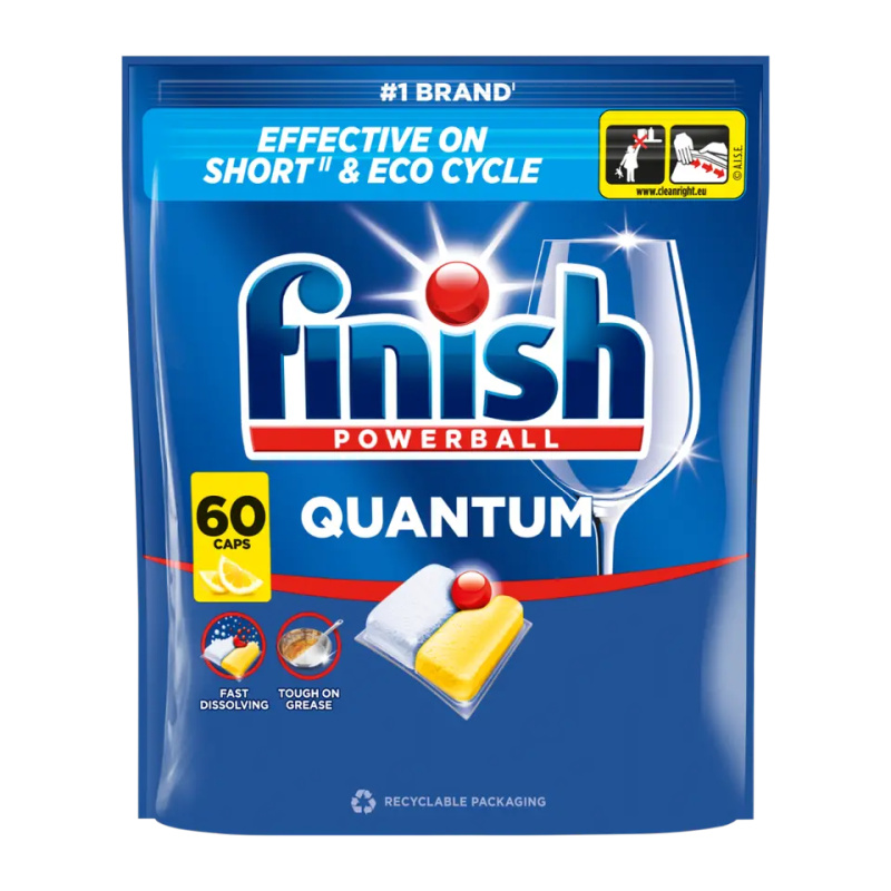 Finish Quantum Lemon kapsle do myčky 60 ks