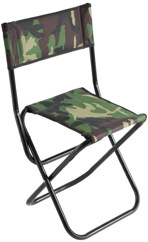 Mikado stolička s opěradlem camo 081