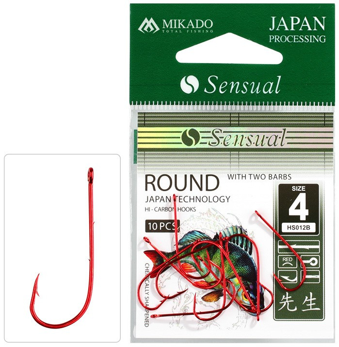 Mikado háčky sensual round s protihroty red - 8