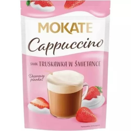 Mokate cappuccino jahody smetana 110g