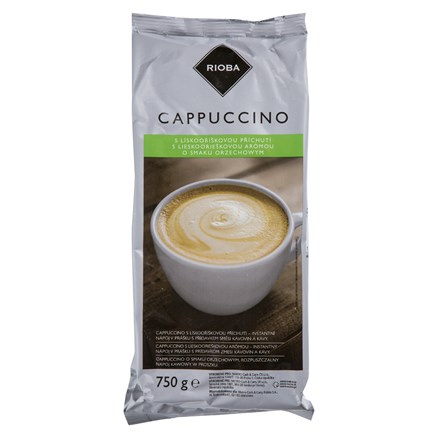 RIOBA Cappuccino příchuť lískový ořech 750 g