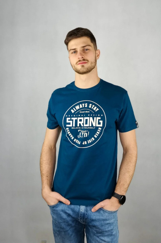 Pánské tričko EPO-0375 Námořní M