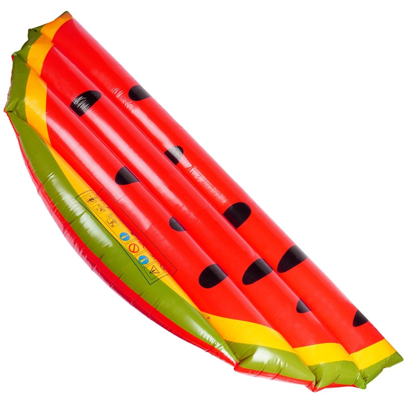Nafukovací matrace do vody ve tvaru plátku melounu 174 × 58 × 13 cm