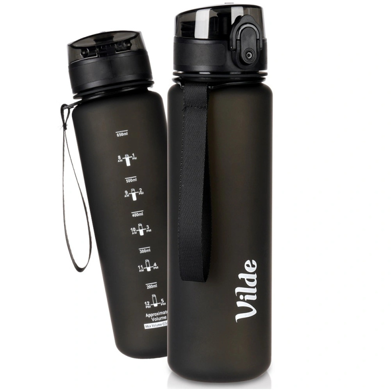 Vilde černá láhev na vodu 650 ml