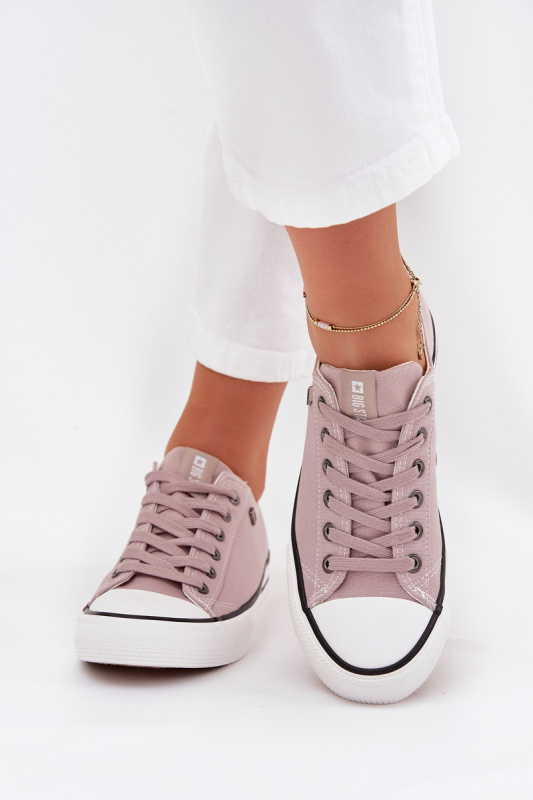 Dámské nízké tenisky Big Star – šedé Velikost: 37