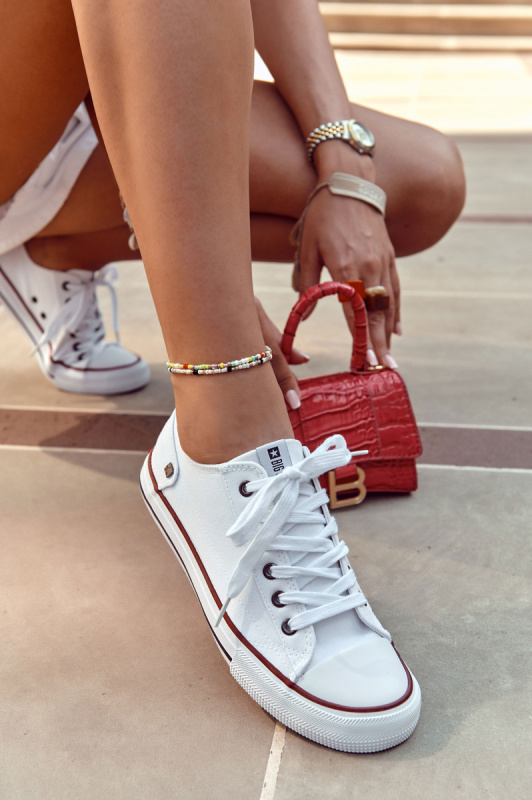 Dámké klasické tenisky Big Star - bílé Velikost: 36