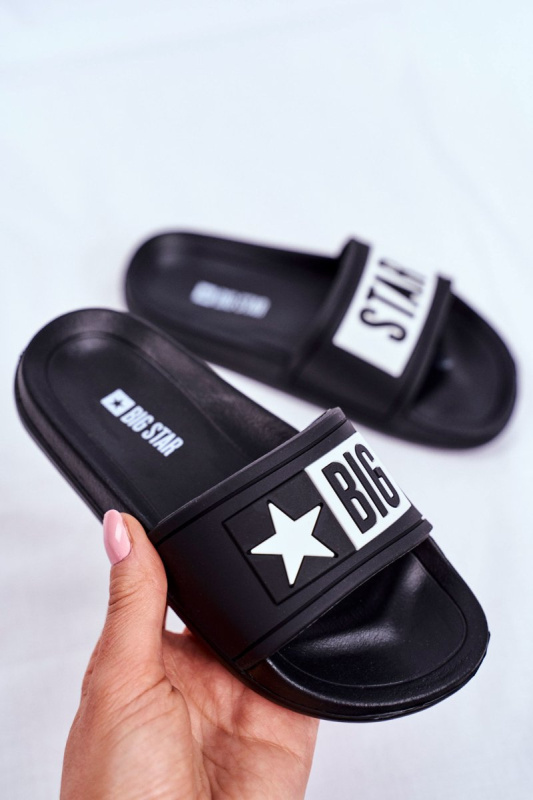 Dětské pantofle Big Star - černé Velikost: 31