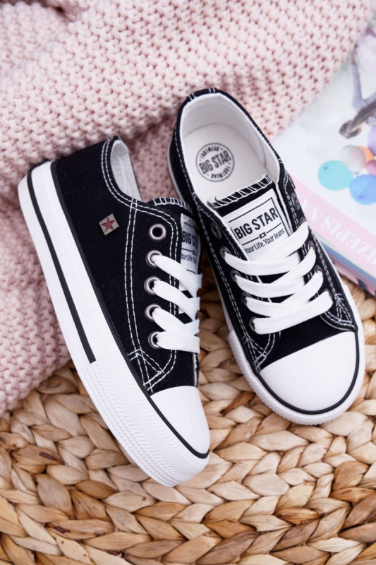 Dětské klasické tenisky Big Star - černé Velikost: 32