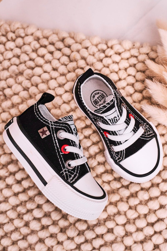 Dětské klasické tenisky Big Star - černé Velikost: 19