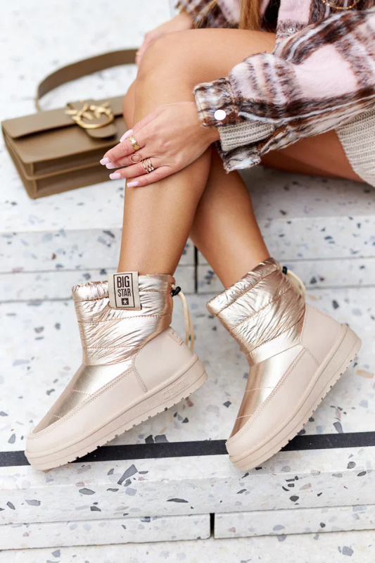 Women's Snow Boots Big Star II274121 Beige Velikost: 36