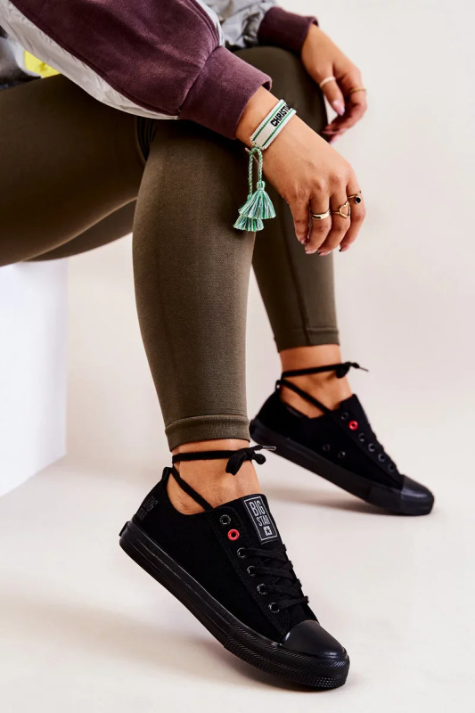 Low Trainers Big Star JJ274003 Black 37