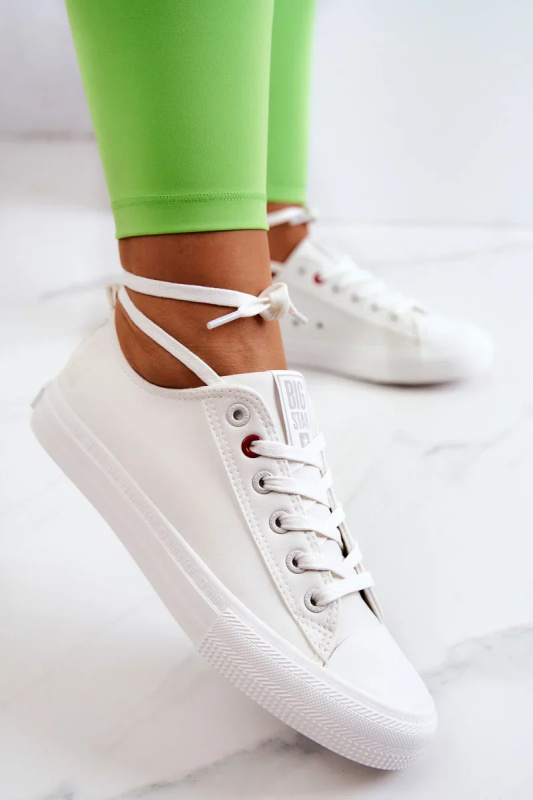 Low Leather Trainers Big Star JJ274007 White 37