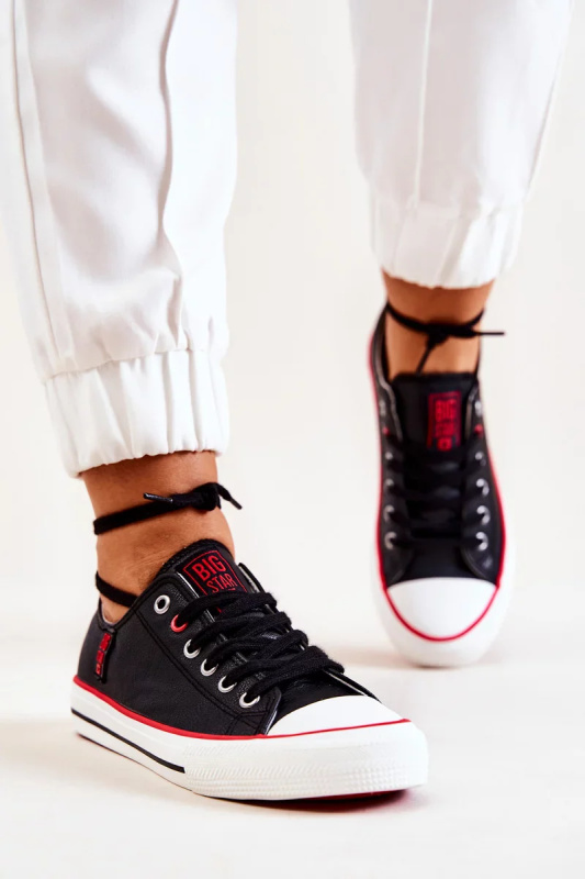 Leather Sneakers BIG STAR JJ274129 Black 37