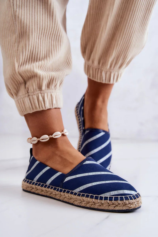 Dámské klasické espadrilky Big Star - tmavě modré Velikost: 39