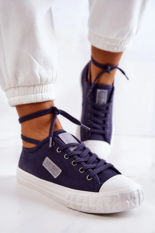 Classic Women's Sneakers BIG STAR JJ274494 Navy Blue 37