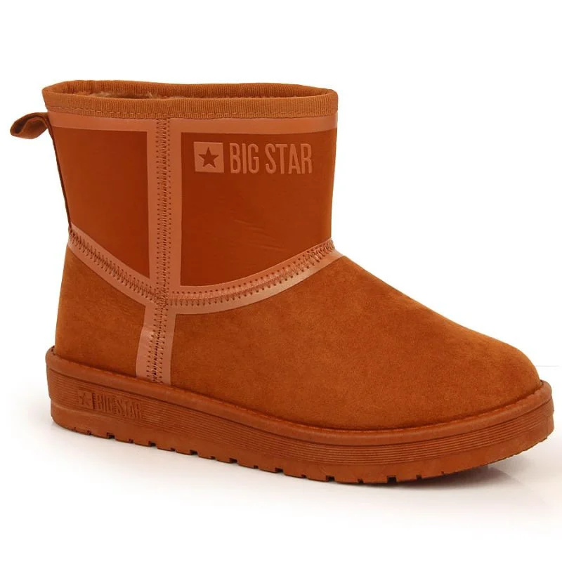 Dámské sněžnice na platformě W INT1751A camel - Big Star 36