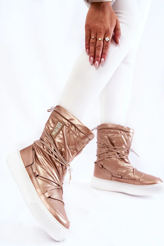 Dámské zateplené sněhule Big Star KK274194 Béžove 37