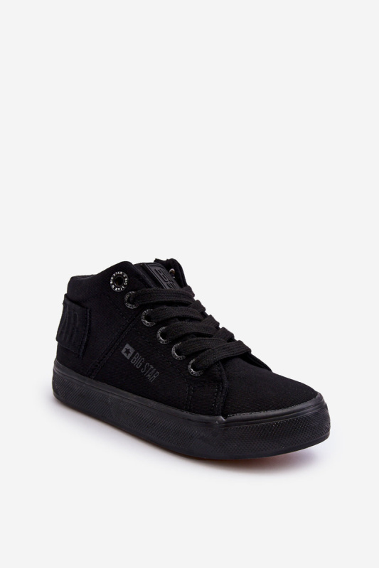 Dětské Klasické Vysoké Boty Big Star LL374001 Černé 32