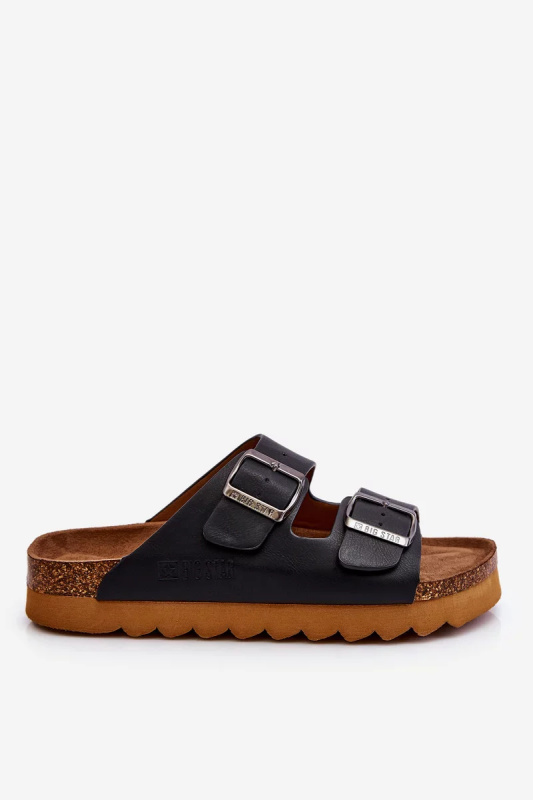 Klasické dámské pantofle Big Star LL274477 Černé 36