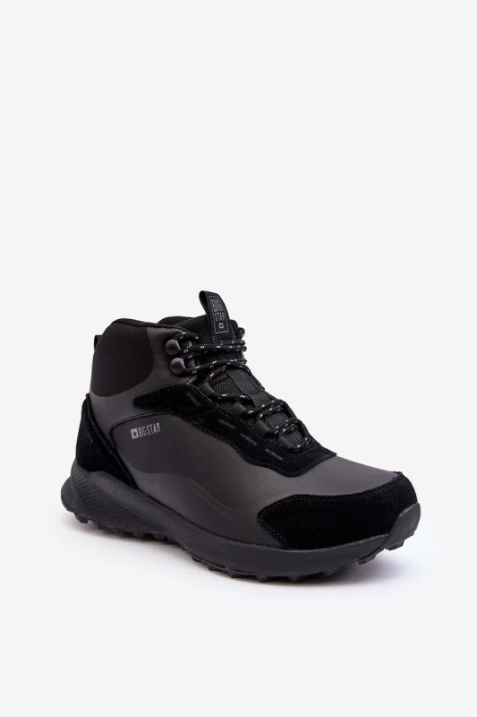 Pánské zateplené trekingové boty Black Big Star Velikost: 45