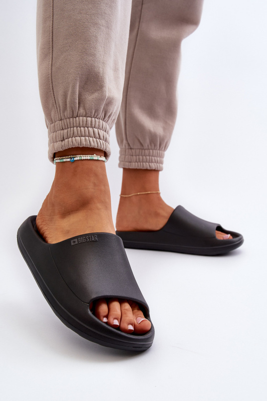 Lehké dámské pantofle Big Star Černá Velikost: 41