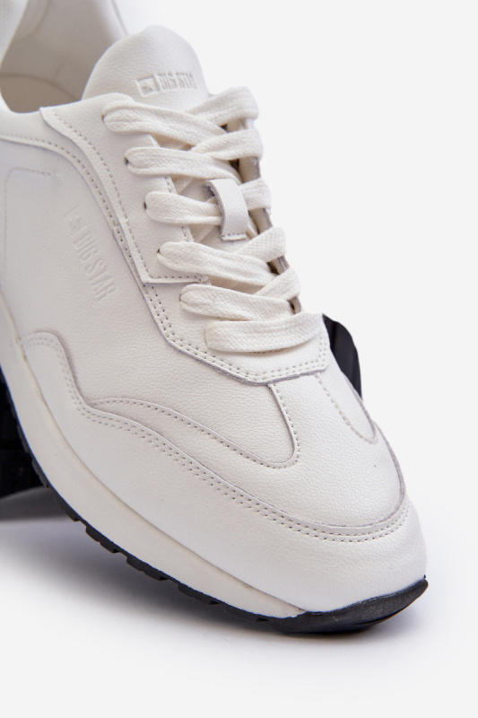 Mužské kožené tenisky BIG STAR NN174288 bílé 41