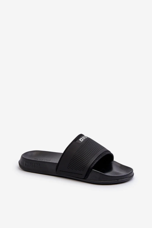 Lehké pánské pantofle Big Star Černá Velikost: 44