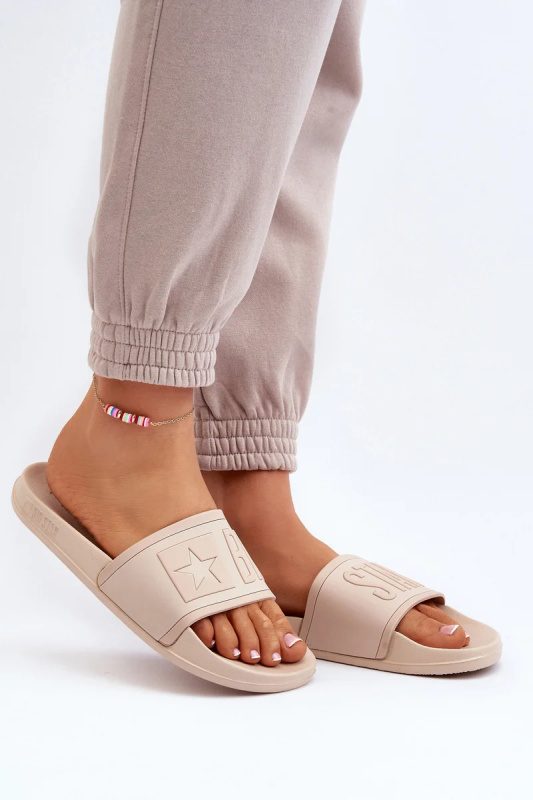 Dámské pantofle Big Star Beige Velikost: 39
