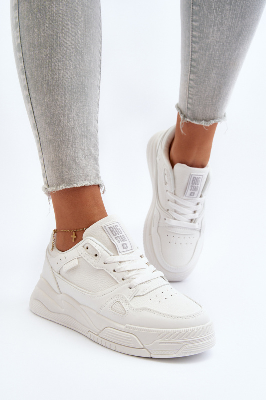 BIG STAR SHOES Dámské Sportovní Boty Sneakersy Big Star MM274354 Bílé