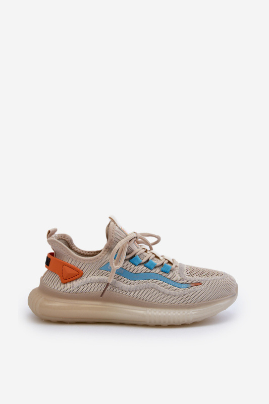 Pánské sportovní boty HI-POLY SYSTEM Big Star NN174452 Beige 40