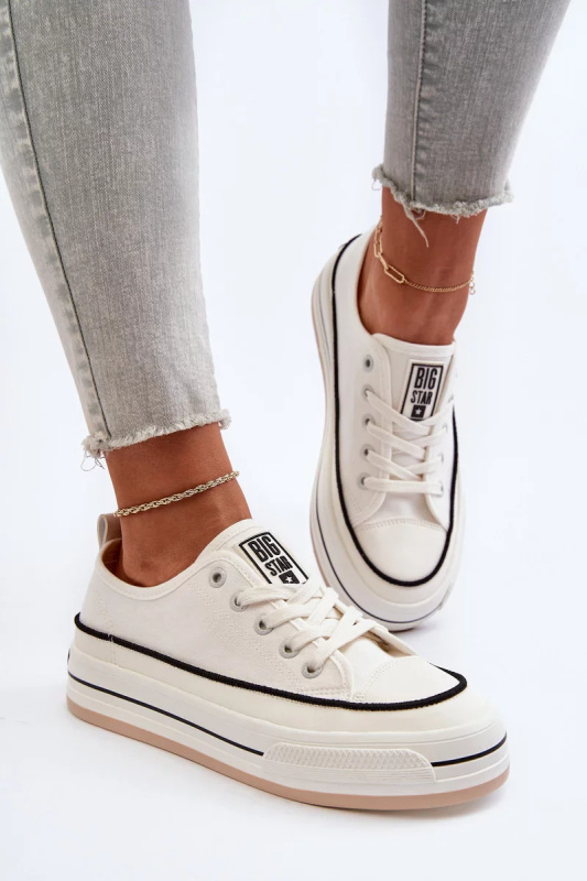 Dámské tenisky Big Star  Bílé Velikost: 40