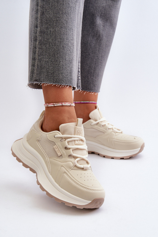 Dámské tenisky HI-POLY SYSTEM Big Star Béžová Velikost: 39