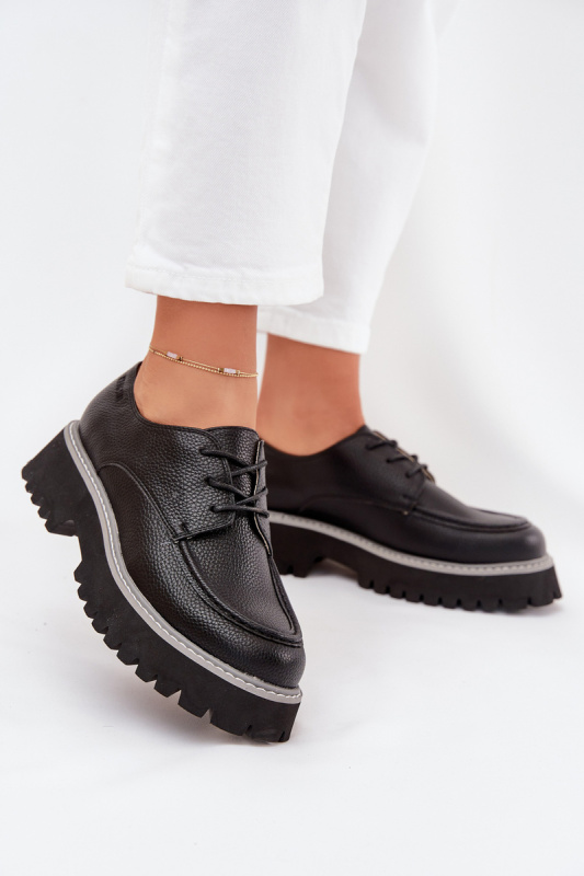 Dámské mokasíny Big Star – černé Velikost: 38