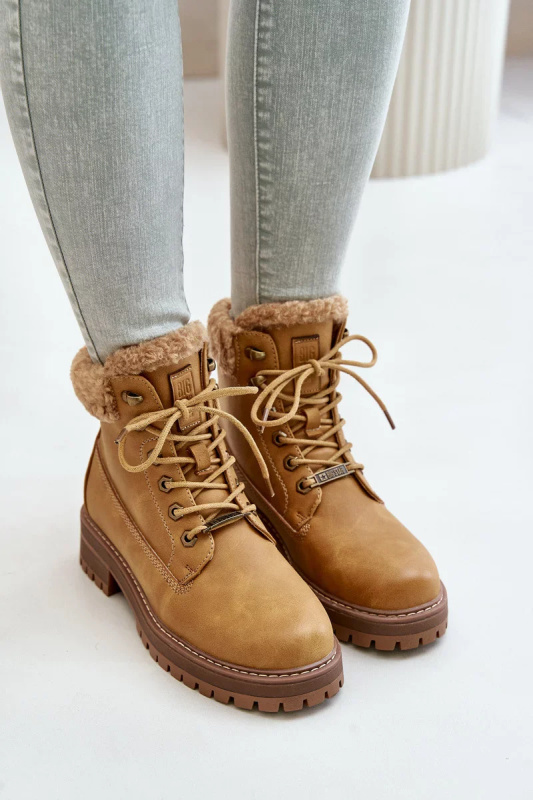 Zateplené Trappery Dámské Big Star Camel 37